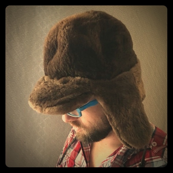 H Hilfiger Sheared Beaver Full Fur Russian Hat